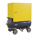 APCOM New conformation single phase rotary screw air compressor 4 kw 5 hp 0.5m3/min 18 cfcm 8bar